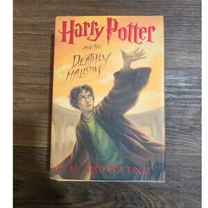 Harry Potter and the Deathly Hallows First Edition Hardcover Book